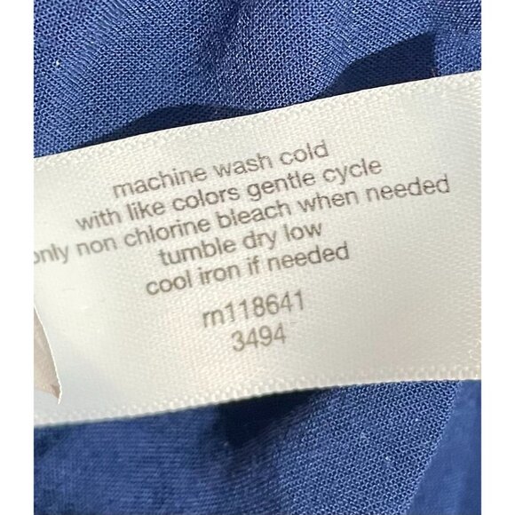 Lane Bryant Floral Print Maxi Dress With Pockets 16 100% Cotton Shell - Picture 11 of 15